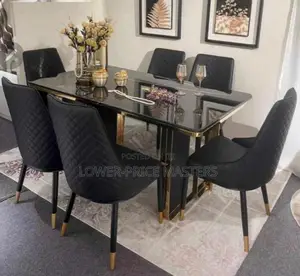 Luxurious and Modern 6 Chair Dining Set