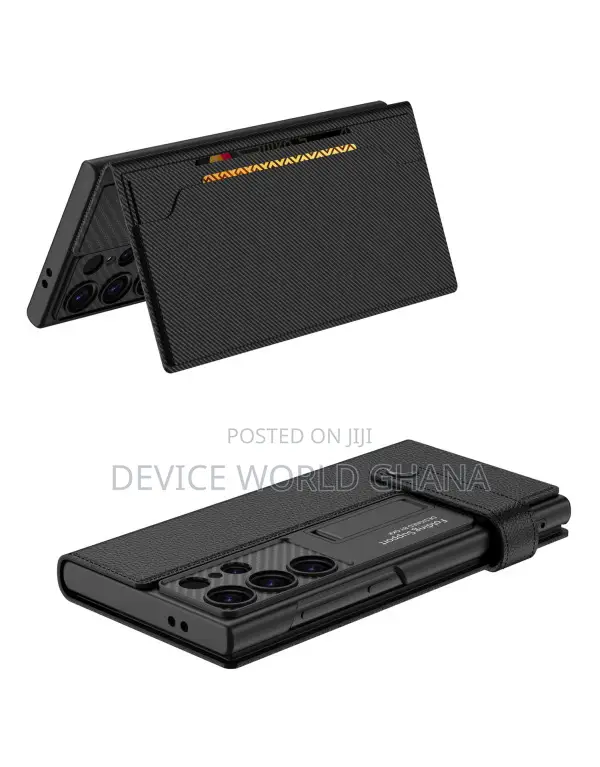 GKK Clamshel Leather Flip Case 4 Samsung S26ultra S25ultra S24u S23ul