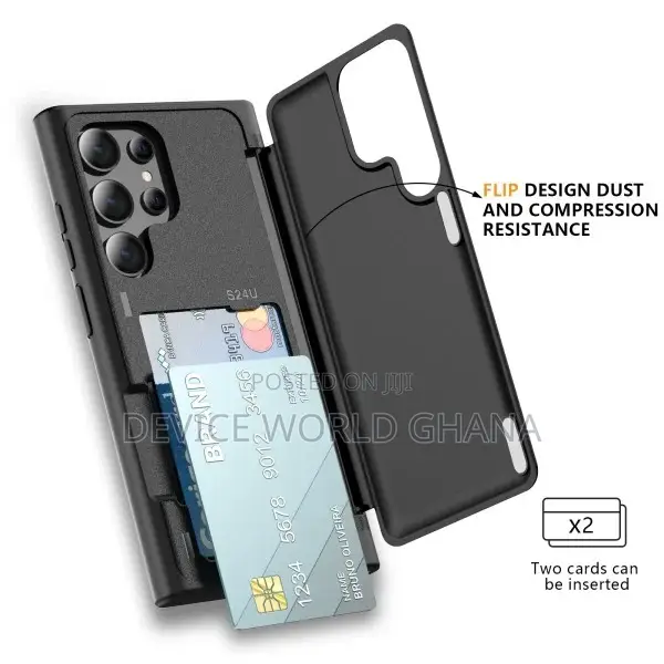 Sic Card Armor Protection Case for Samsung S24ultra S23ultra