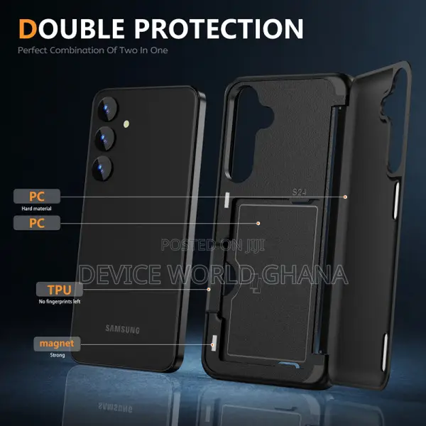Sic Card Armor Protection Case for Samsung S24ultra S23ultra