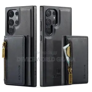 Dgming Leather Wallet Back Case for Samsung S24ultra S24+ S2