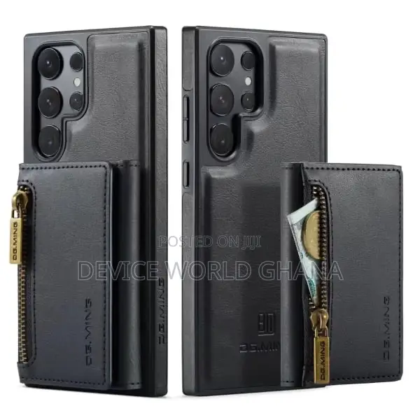 Dgming Leather Wallet Back Case for Samsung S24ultra S24+ S2