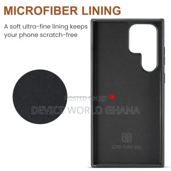 Dgming Leather Wallet Back Case for Samsung S24ultra S24+ S2