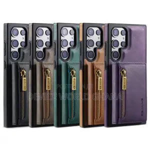 Dgming Leather Wallet Back Case for Samsung S24ultra S24+ S2