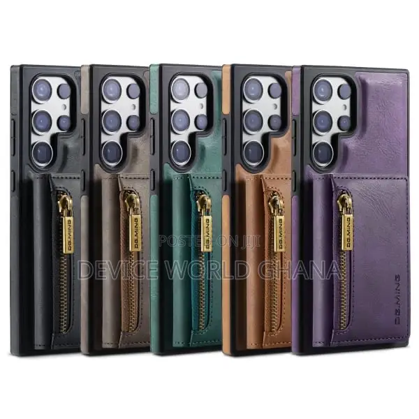 Dgming Leather Wallet Back Case for Samsung S24ultra S24+ S2