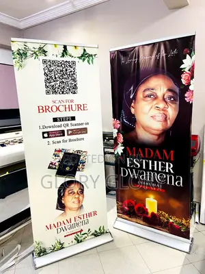 Funeral Broucher, Banner, Funeral Pull Up Banner Etc