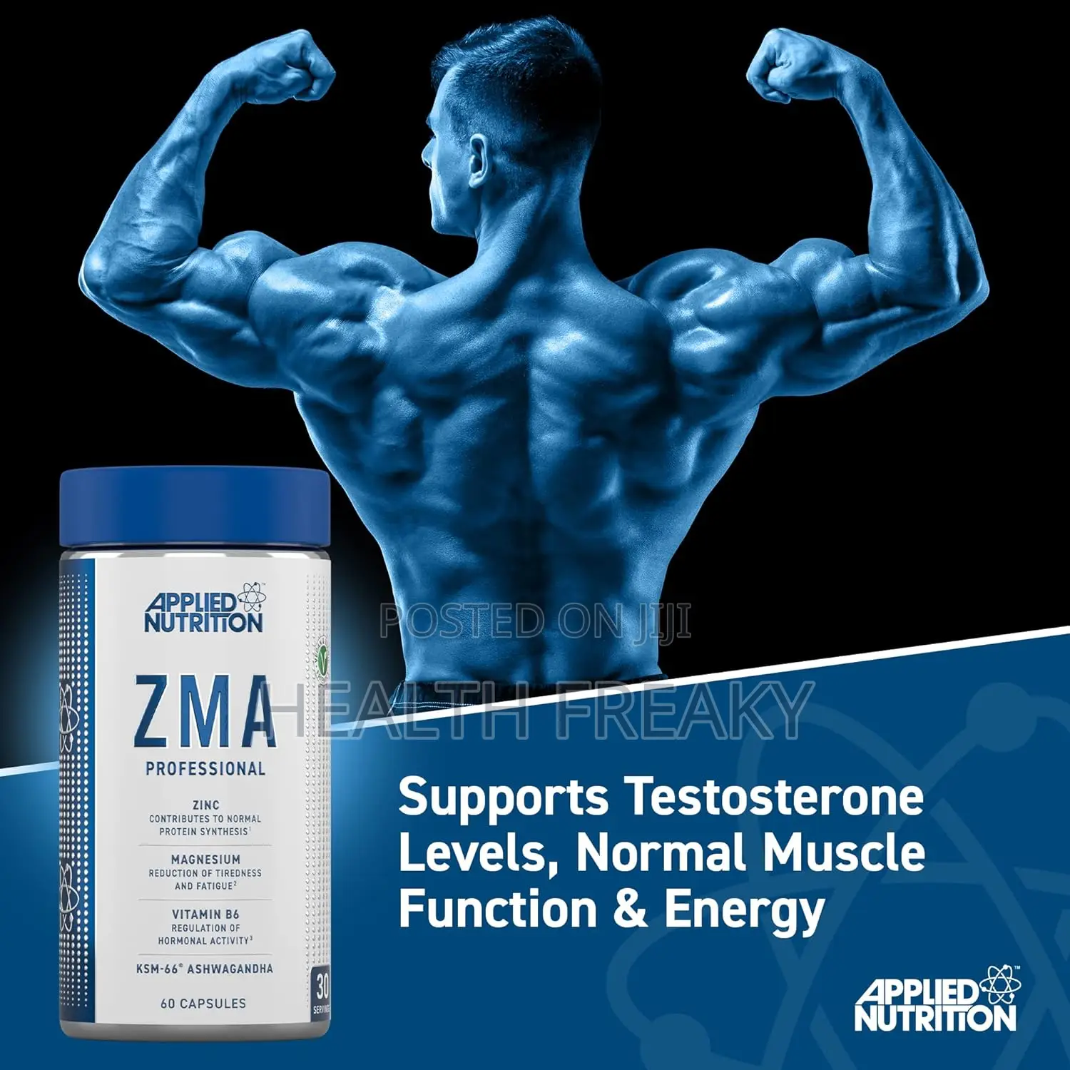 Applied Nutrition ZMA Normal Muscle Function Energy