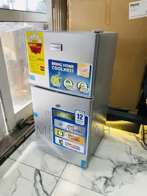Sleek(Nas F2-120)Nasco Single Door Electric Fridge,Gray.