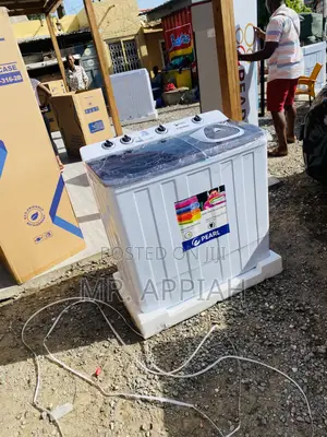 Sleek Pearl 12kg Semi-Automatic Top Load Washing Machine.