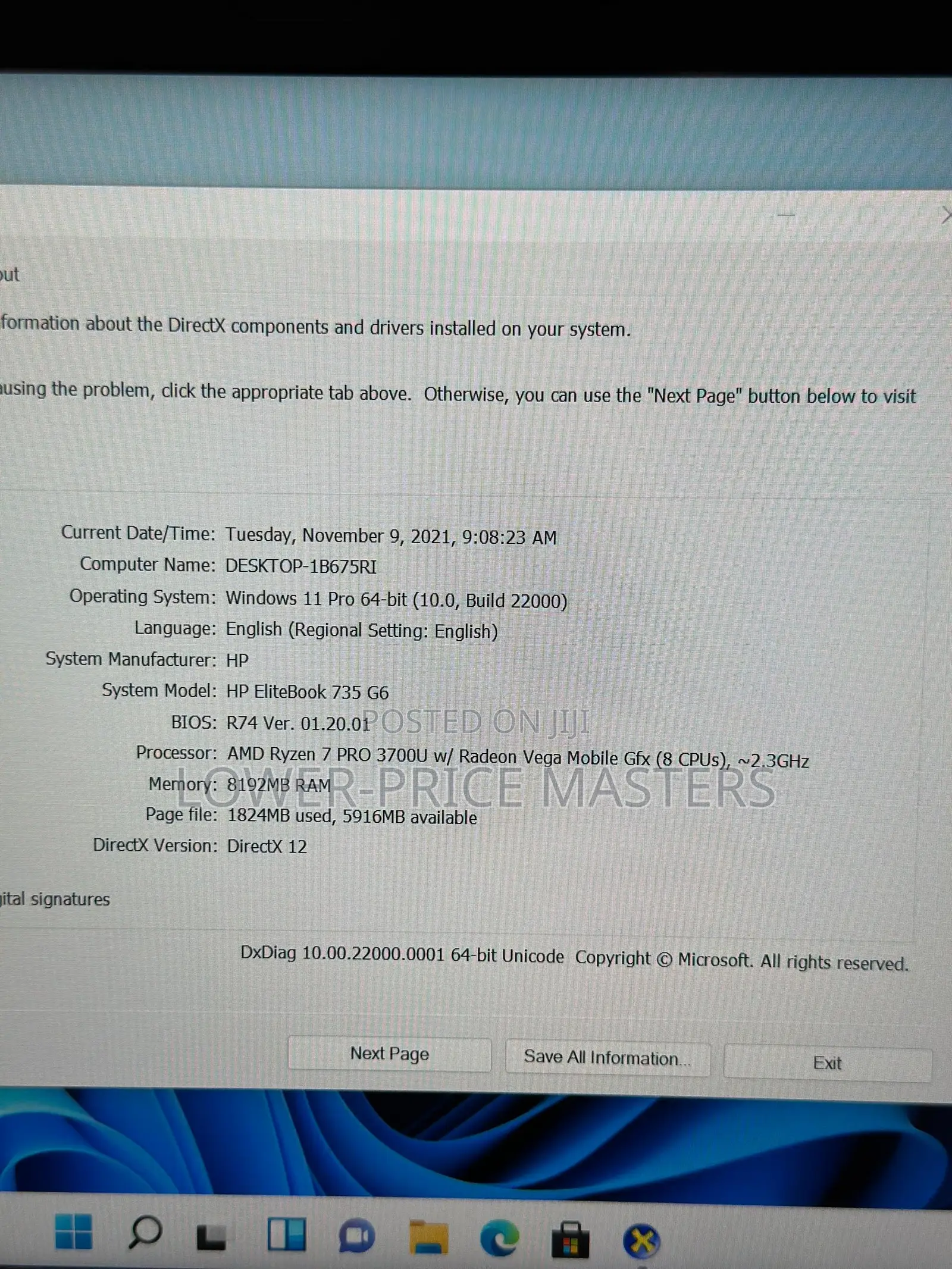 New Laptop HP EliteBook 745 G6 8GB AMD Ryzen 7 SSD 256GB