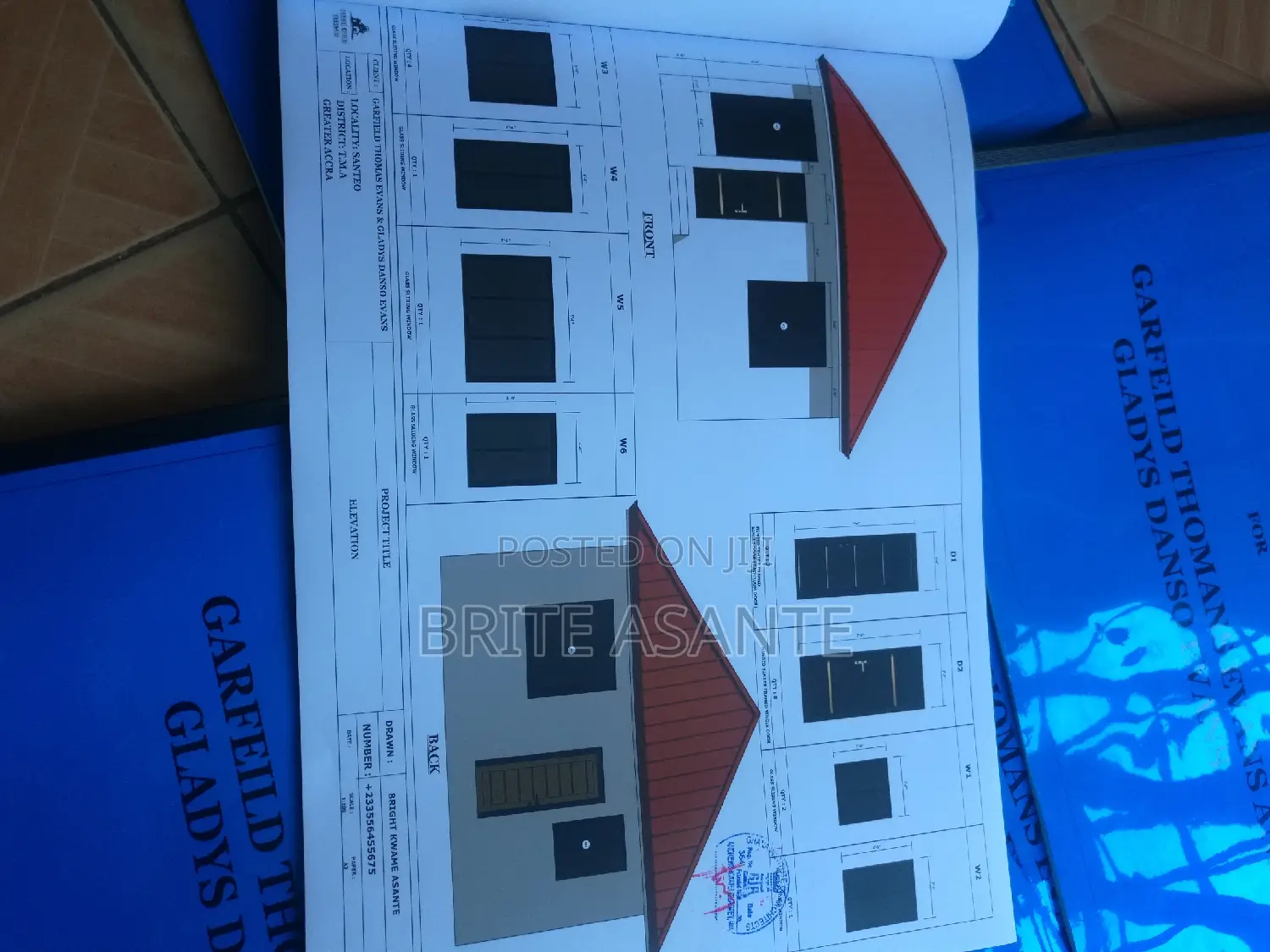 Architecture Drawing for Permit