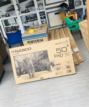 50 Inches Glossy Led Electric Black Nasco Digital Tv