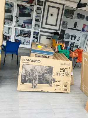 Nasco Digital Satellite 50 Inches Glossy Led Electric Black