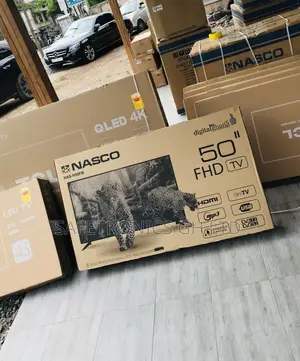 Satellite Digital 50 Inches Glossy Led Electric Black Tv