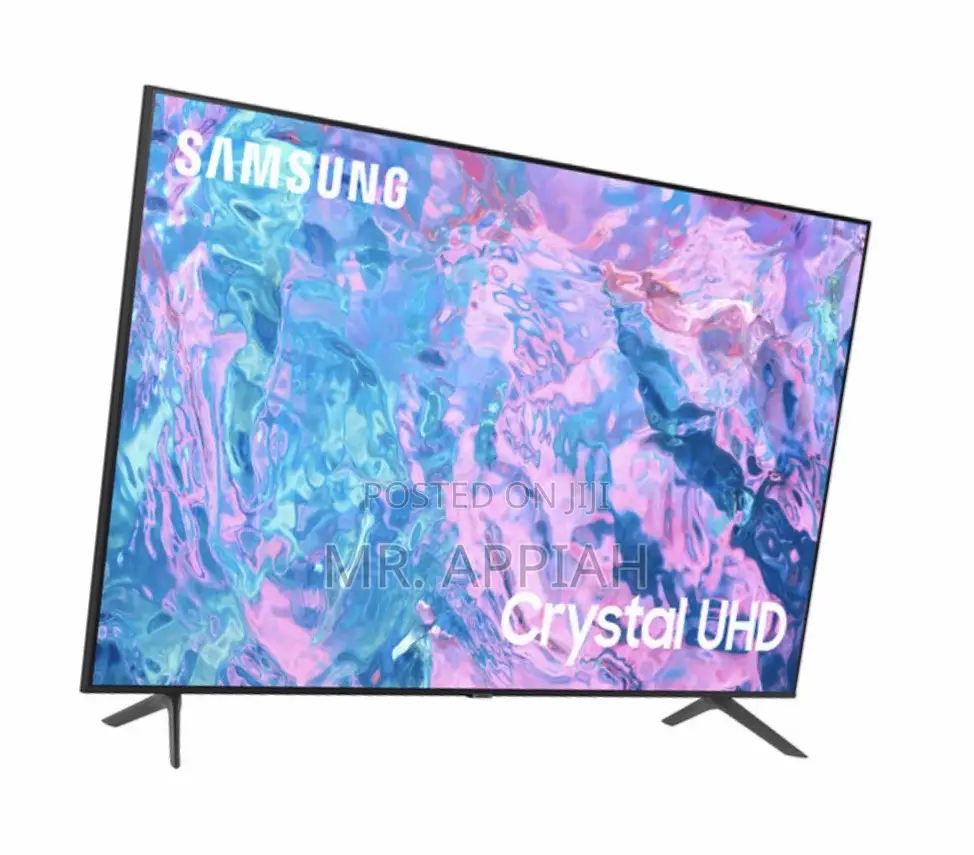 Sleek Samsung 43cu7000 43 Inch Crystal Smart Tv(Black).
