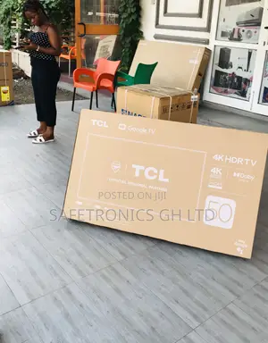 TCL 50 Inches Glossy Led Electric Black Smart P635 Tv