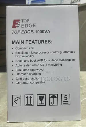 Top Edge-1000va (1kva) UPS With Automatic Voltage Regulator