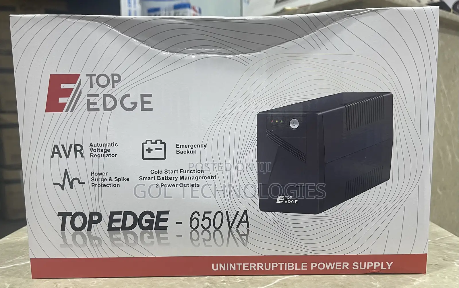 Top Edge-650va UPS With Automatic Voltage Regulator