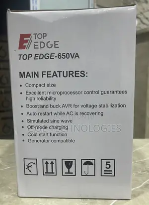 Top Edge-650va UPS With Automatic Voltage Regulator