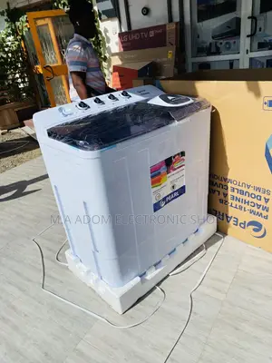 Durable Semi-Automatic Pearl 18kg Washing Machine.