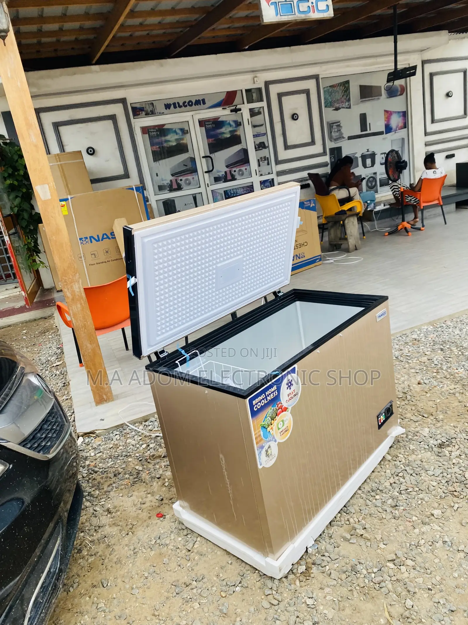 Energy Saving Nas 380 Single Door Electric Chest Freezer.