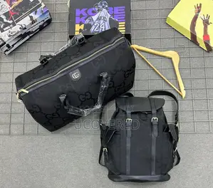 Luxury Designer Backpack + Duffel Bag Set