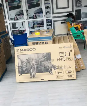 Digital Satellite 50 Inches Glossy Led Electric Black Nasco