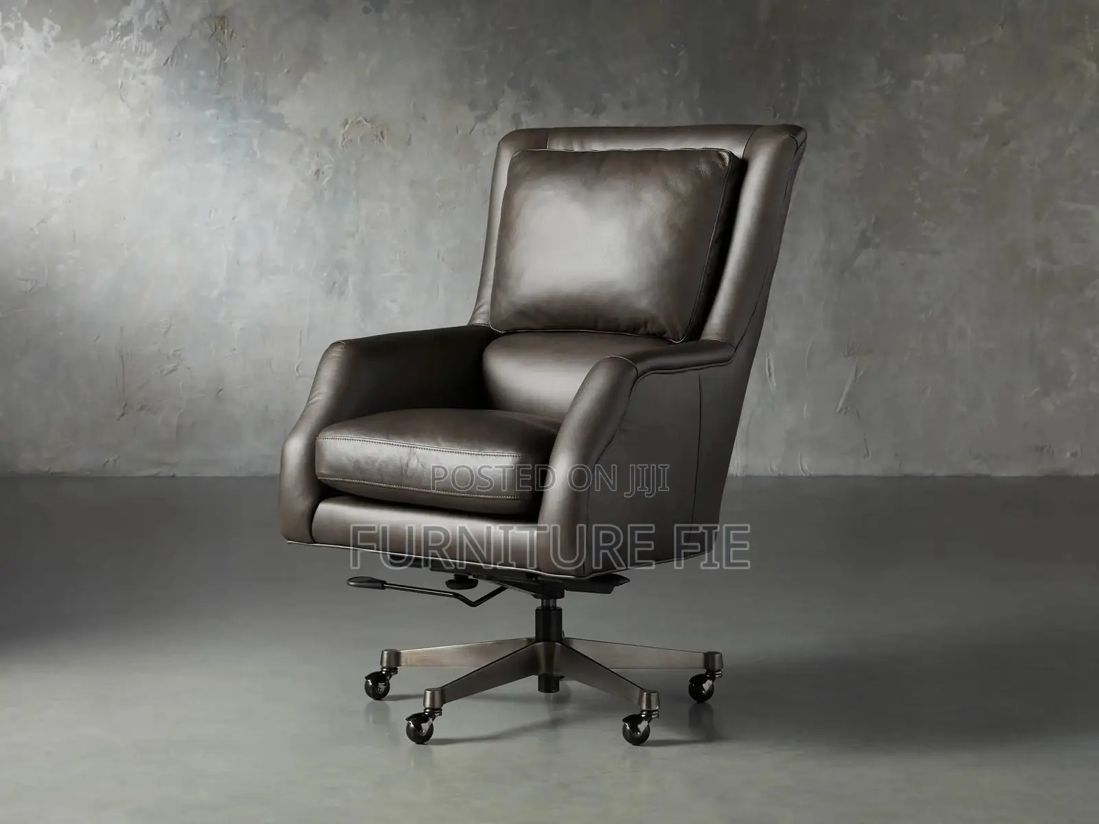 Alex Leather Executive Chair From Arhaus Usa