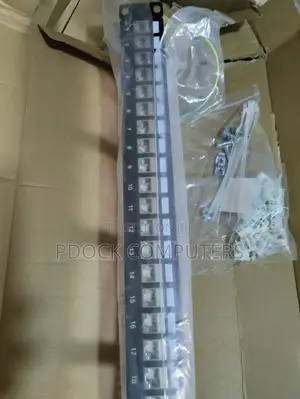 Cat6a 24port Patch Panel Passthrough , Generic