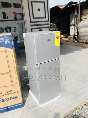 Buy(Nas2-13fl)Nasco Double Door Electric Fridge,Gray.