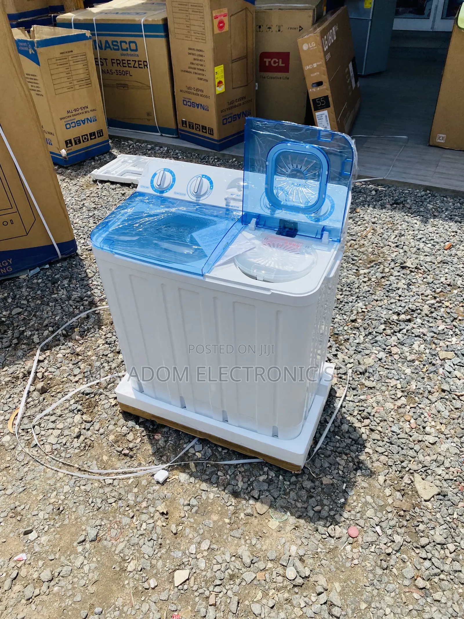 Quality Nasco 7kg Twin Tub Semi-Automatic Washing Machine