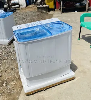 Sleek Nasco 11kg Twin Tub Electric Washing Machine.