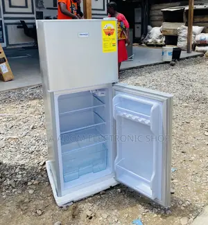 Nasco Nasf2-13fl Double Door Electric Fridge(Gray)