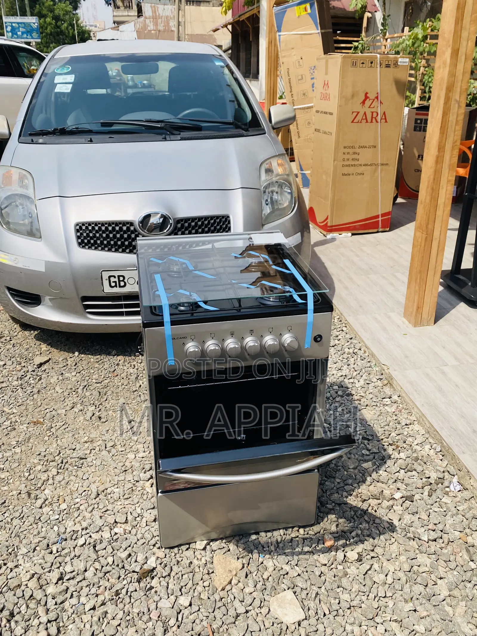 Buy Volcano Gas Oven 4 Burner With Oven and Grill.