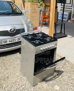 Classic 50x50 Volcano Gas Oven 4 Gas Burner(Gray).