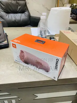 Durable JBL Charge 5 Bluetooth Speaker + Powerbank.