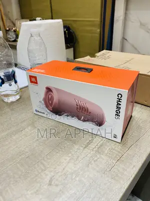 Original JBL Charge Bluetooth Speaker With Powerbank(Pink)
