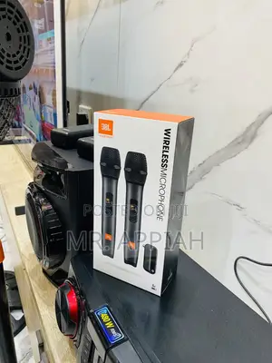Authentic JBL Wireless Microphone System(Black).