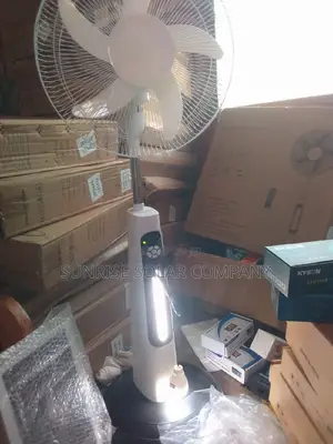 Rechargeable Fan With Solar Panel