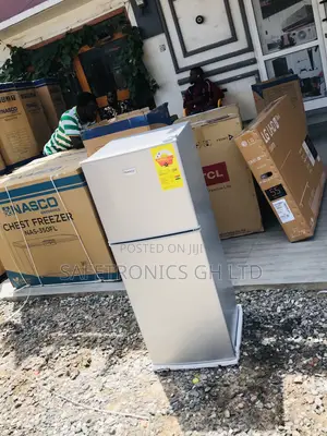 Electric Gray Nasco Topfreezer Doubledoor Nasf2-13fl Fridge