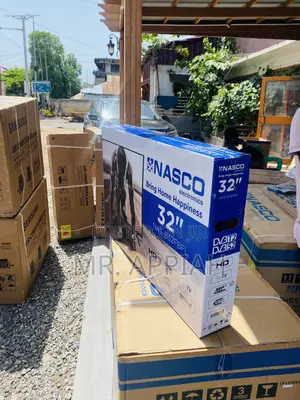 Sleek Nasco 32 Inch Full HD Satellite Led Tv(Black).
