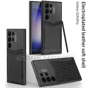 Galaxy S24 Ultra Carbon Fibre Pattern TPU Cover