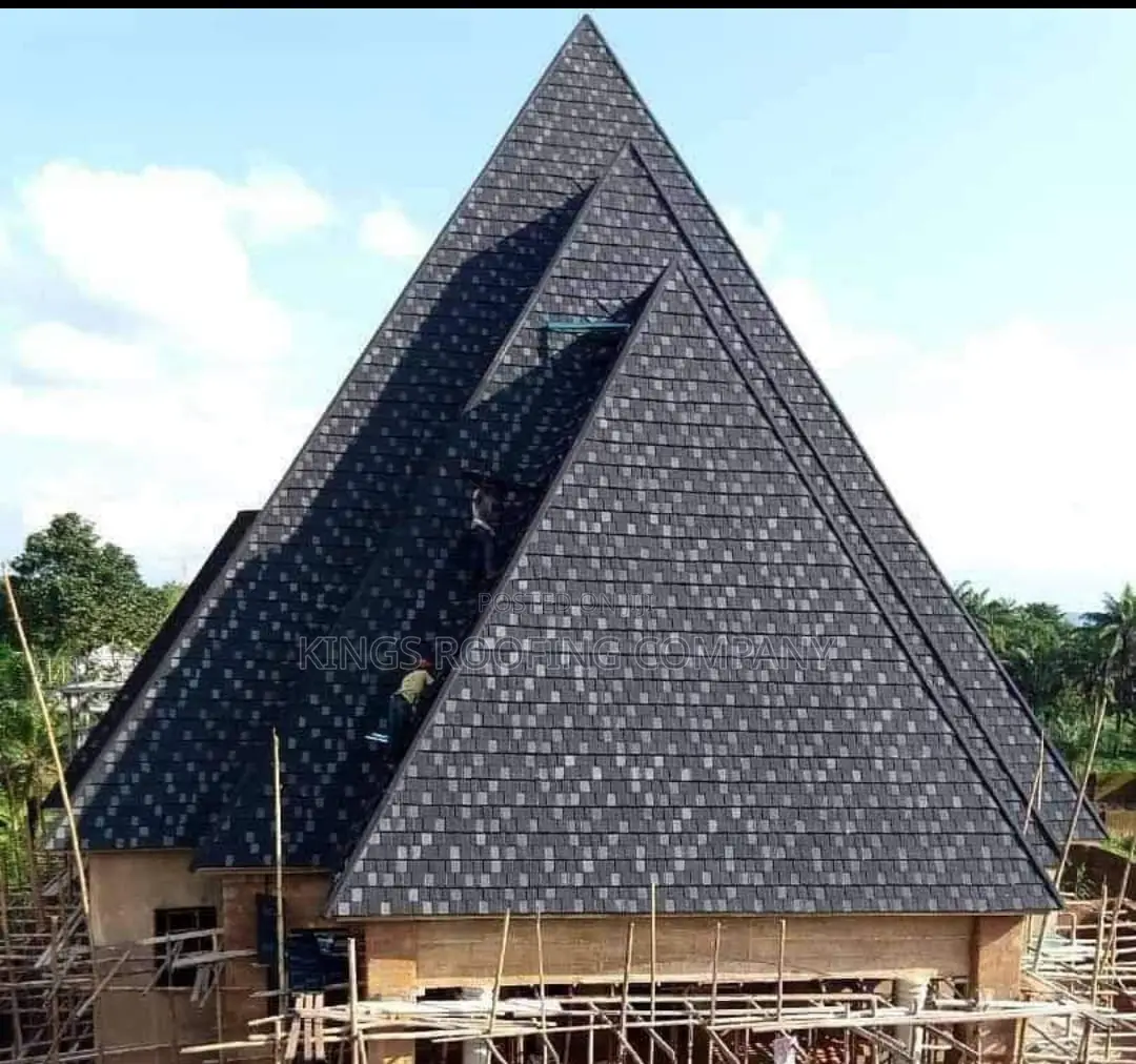 Roofing Sheet Made With Alu-zinc Coated With Stone.