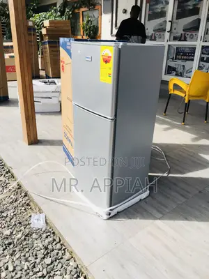 112ltr Nasco Nasf2-13fl Double Door Electric Fridge(Gray).
