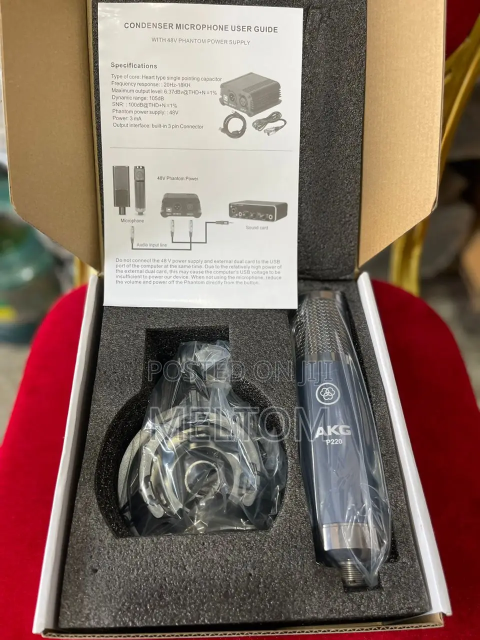 Akg P220 Unidirectional Studio Condenser Microphone
