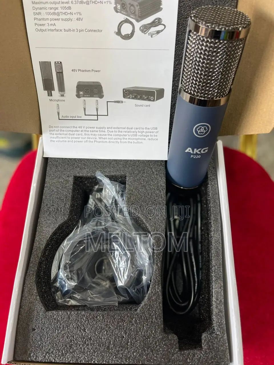 Akg P220 Unidirectional Studio Condenser Microphone
