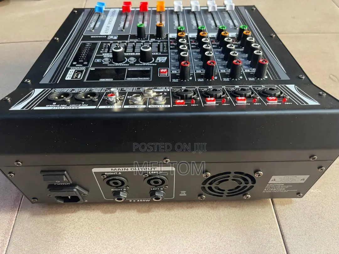 Ev 404usb 4channels Powered Amplified Mixer