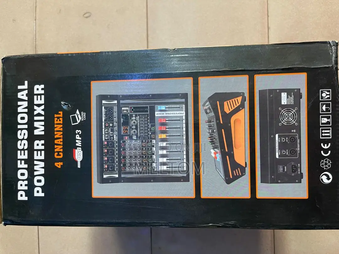 Ev 404usb 4channels Powered Amplified Mixer