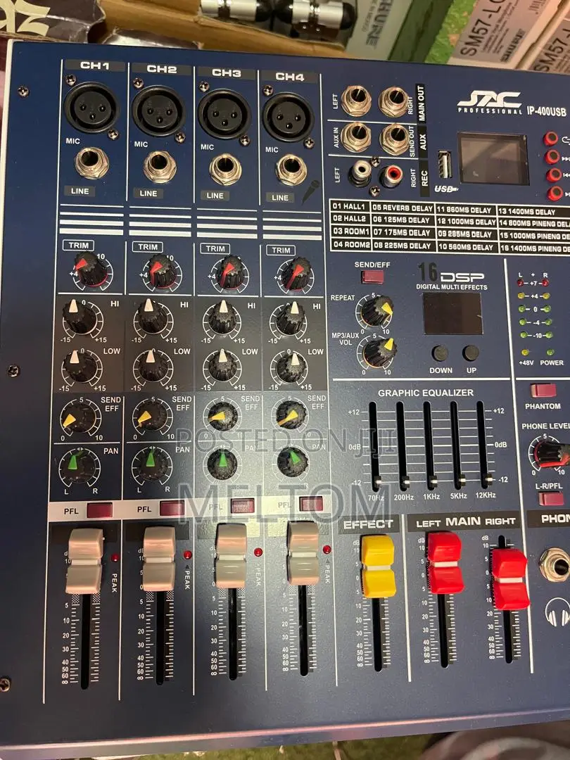 Jac 400usb 4channels Powered Amplified Mixer