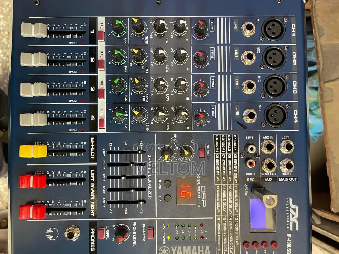 Jac 400usb 4channels Powered Amplified Mixer